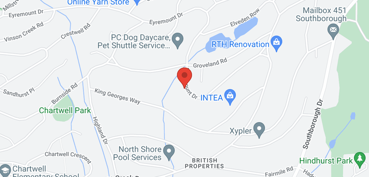 map of 1046 EYREMOUNT DRIVE